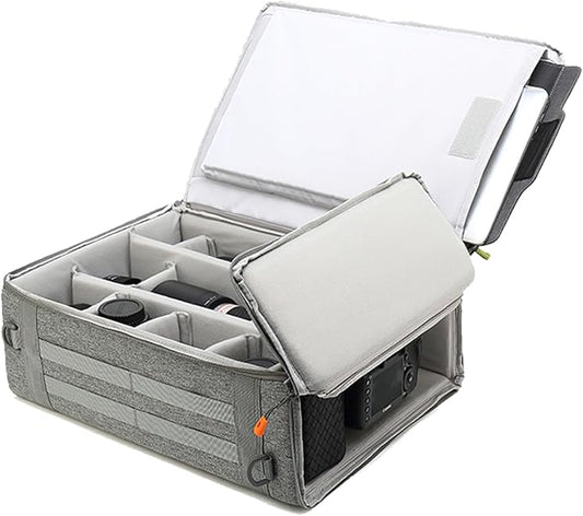 Camera Insert Bag, Shockproof &Pressure-proof Dual Opening Padded Camera Lens by svatin