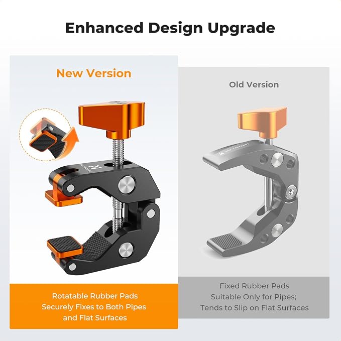 K&F CONCEPT Camera Mount Clamp, Super Crab Clamp - Image 6