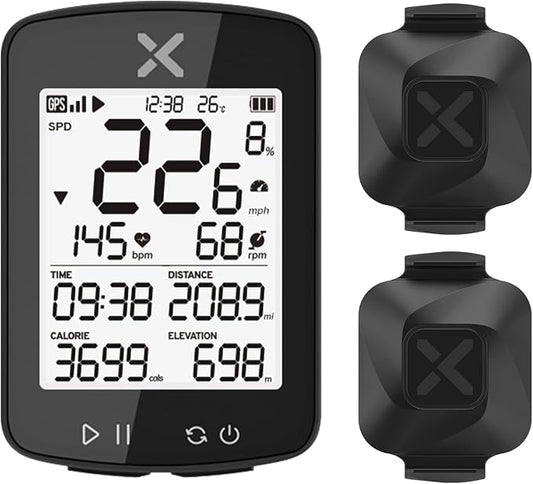 XOSS G+ Gen2 GPS Bike Computer ANT+/ Bluetooth IPX7 Cycling Computer by XOSS
