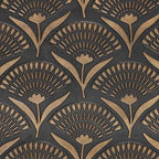 Bronze Floral Rubber Boot Tray, 15x31 Inch Large, Decorative Waterproof Mat - Image 2