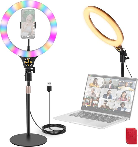 NEEWER ENTRY LEVEL VERSION N37 10.5" RGB Ring Light by Neewer
