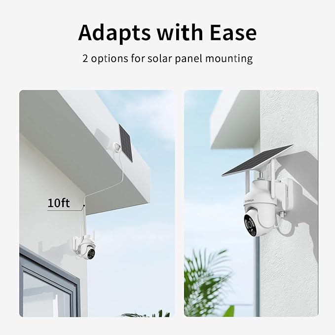 SEHMUA 2K Solar Security Cameras Wireless Outdoor - Image 2