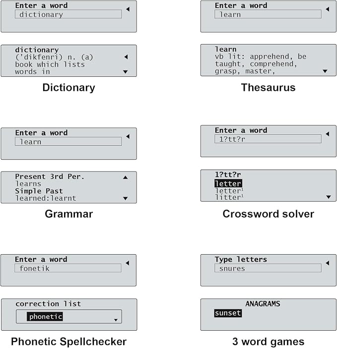 LEXiBOOK D650EN The English Dictionary, Definitions, Phonetic Spellchecker - Image 4