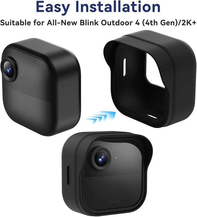 Silicone Case Cover for Blink Outdoor 4/2K+, Weatherproof Silicone Cover Skin - Image 4
