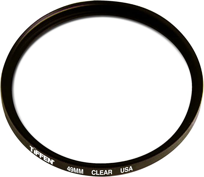 Tiffen 49CLR 49mm Clear Camera Lens Filter by Tiffen