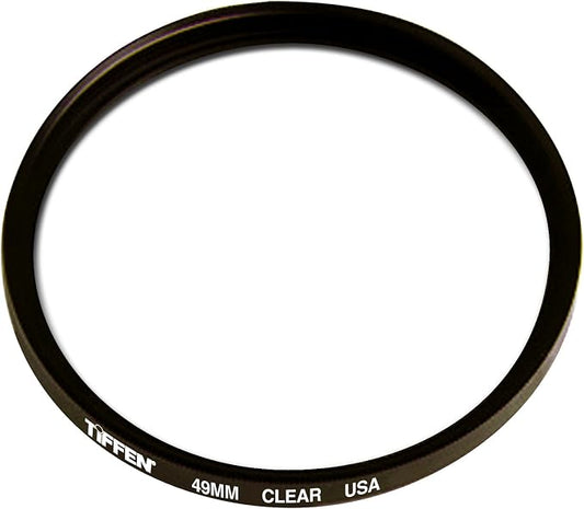 Tiffen 49CLR 49mm Clear Camera Lens Filter by Tiffen