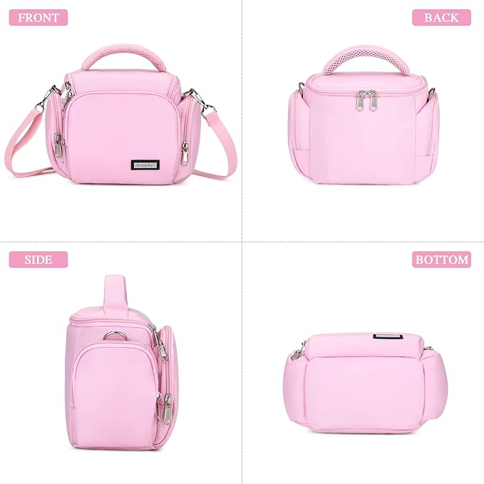 G-raphy Camera Bag Case Pink Small Photography Bags DSLR SLR MIRRORLESS BAG - Image 2
