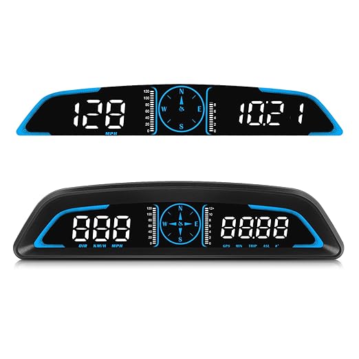 Digital GPS Speedometer MPH for Car 5.5 inch LCD Heads Up Display HUD by MAIMEIMI