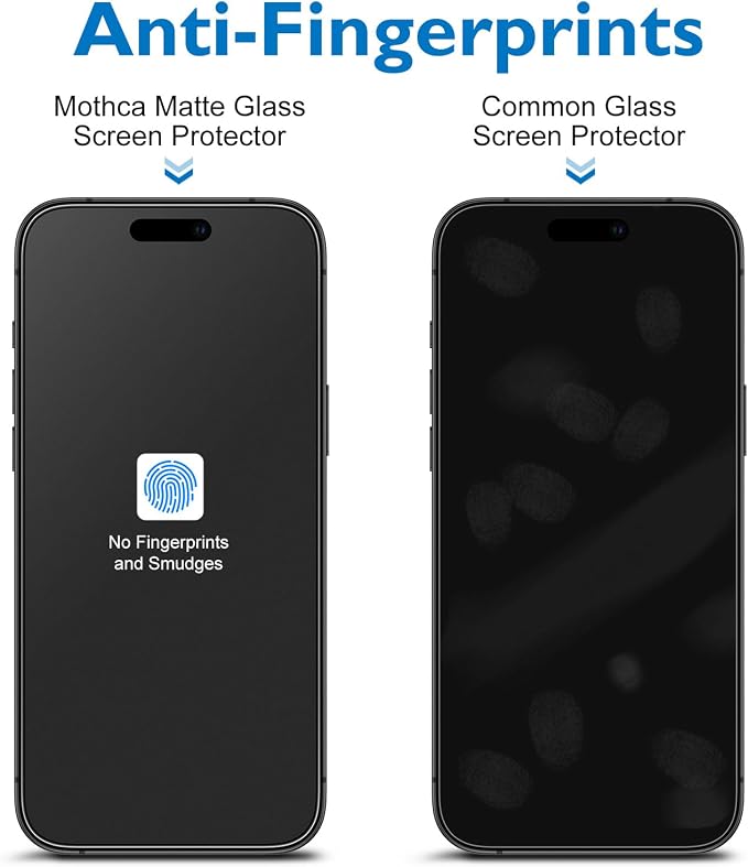 Mothca 2 Pack Matte Glass Screen Protector - Image 2