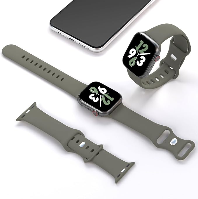 Sport Band Compatible with Apple Watch 38mm 40mm 41mm 42mm 44mm 45mm 46mm 49mm - Image 2
