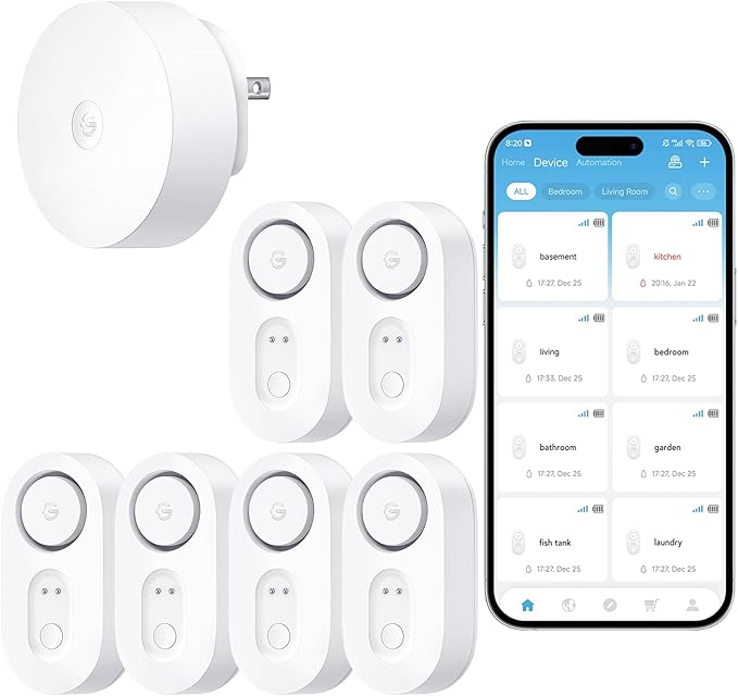 GoveeLife WiFi Water Leak Detector by GoveeLife