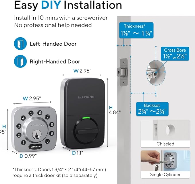ULTRALOQ U-Bolt WiFi Smart Lock - Image 9