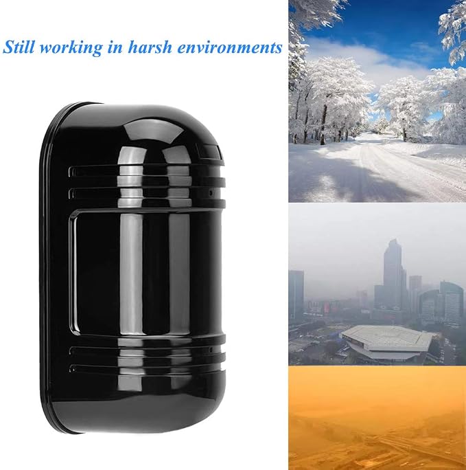 Dual Laser Detector Alarm Beam Sensor Indoor 300m Outdoor 60m Infrared Detector - Image 4