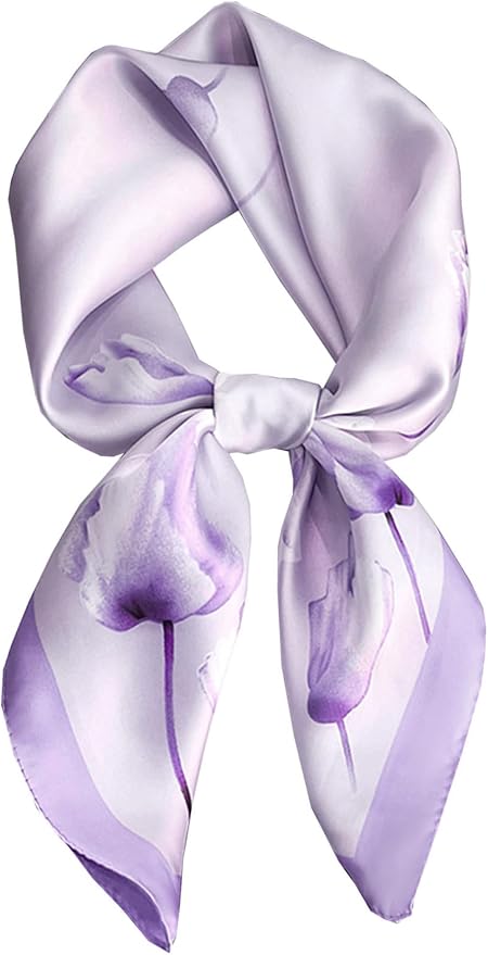 Silky Scarf for Women Lightweight Satin Bandanas Neck Hair Wrap For Sleeping by OnllhNiceScarfForWomen