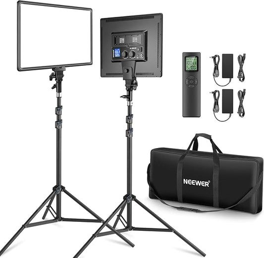 Neewer 18" Led Video Light Panel Key Lighting Kit by Neewer