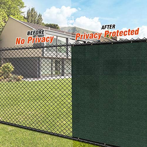 iCover 5x25ft Privacy Screen Fence, Outdoor Fencing Panels, Garden Windscreen - Image 2