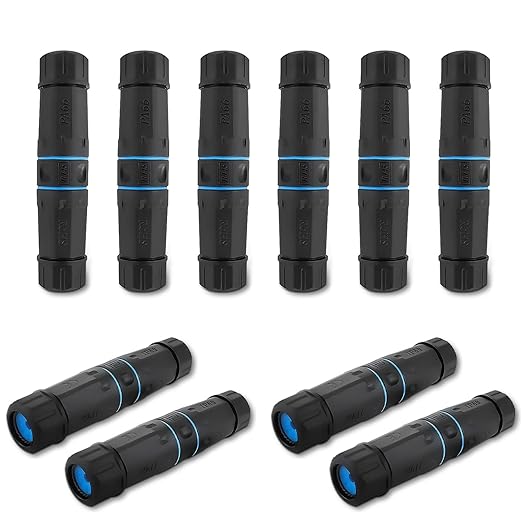 10 PCS IP68 Waterproof RJ45 Coupler, Shielded Pure Copper Ethernet Coupler by ZUZONG