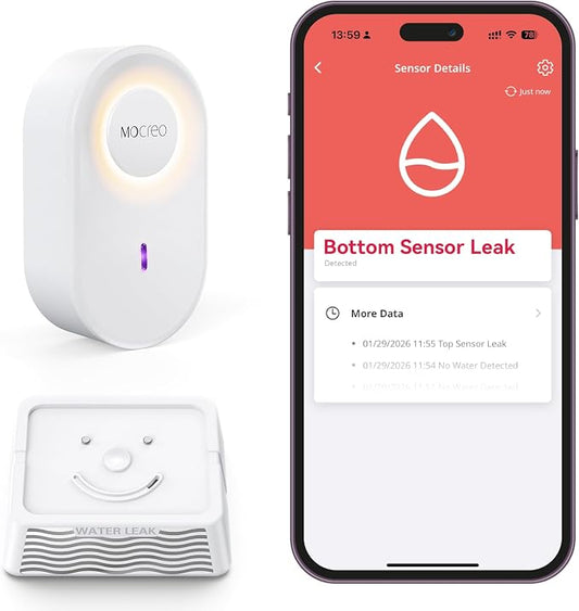 MOCREO WiFi Water Leak Detector by MOCREO