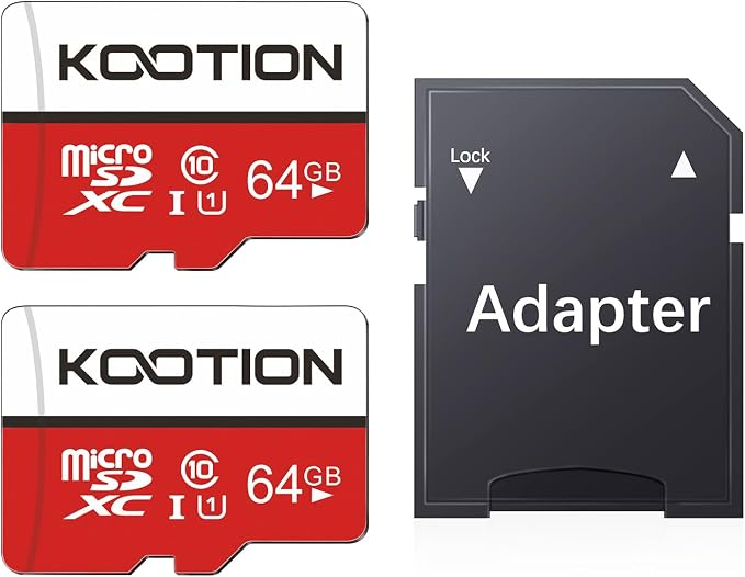 KOOTION 64GB Micro SD Card 2 Pack, Micro SDXC Memory Card Class 10 Micro SD - Image 9