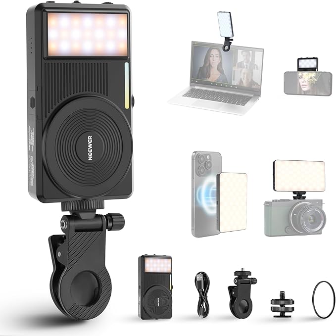 NEEWER Basics 5W Magnetic Phone Selfie Light by Neewer