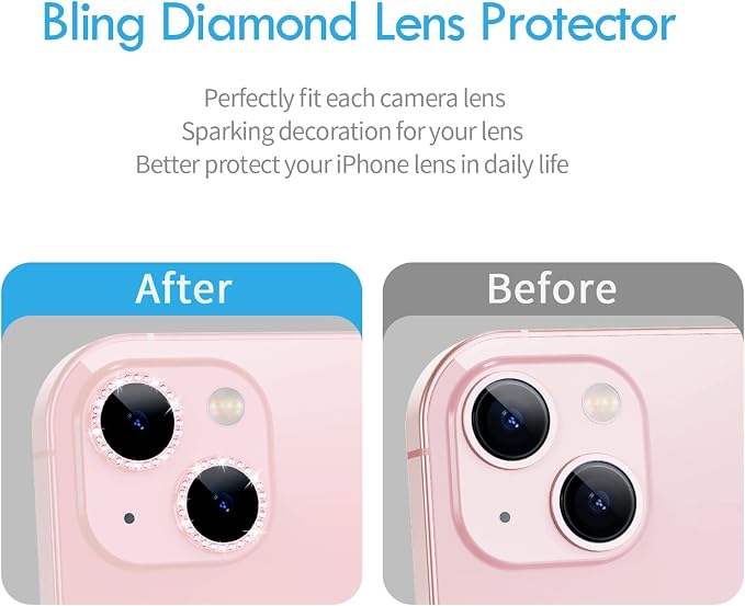 Bling Diamond Individual Camera Lens Protector - Image 3