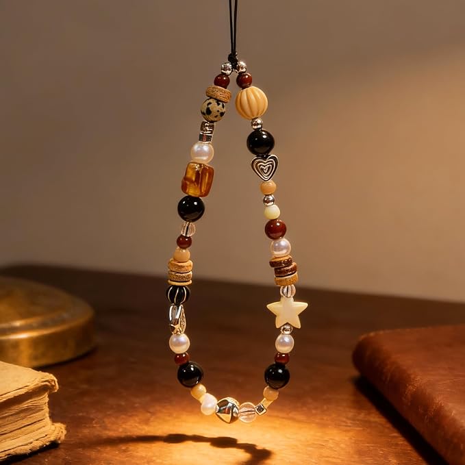 Cute Beaded Camera Wrist Strap for Phone, Digital Camera Charm Lanyard - Image 6