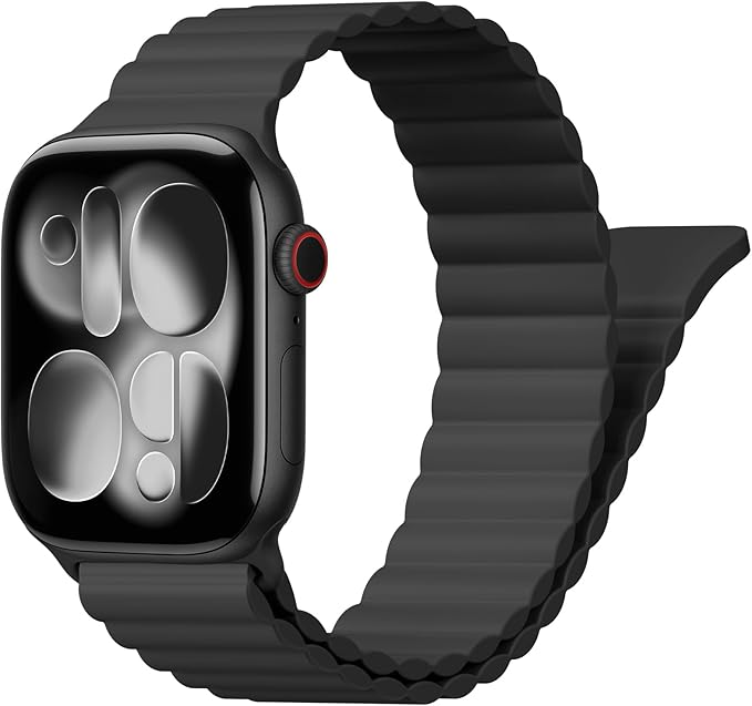 Magnetic Sport Bands for Apple Watch Band 40mm 38mm 41mm 42mm 44mm 45mm 46mm by BXUXOHS