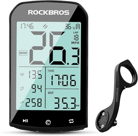ROCKBROS Bike Computer Wireless Cycling Computers ANT+ Bluetooth Bike by ROCKBROS