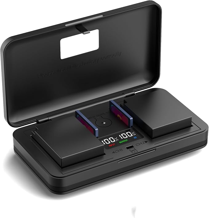 DMW-BLC12 Camera Battery Multifunctional Charger Set Compatible by Inspirationlightsupyourlife