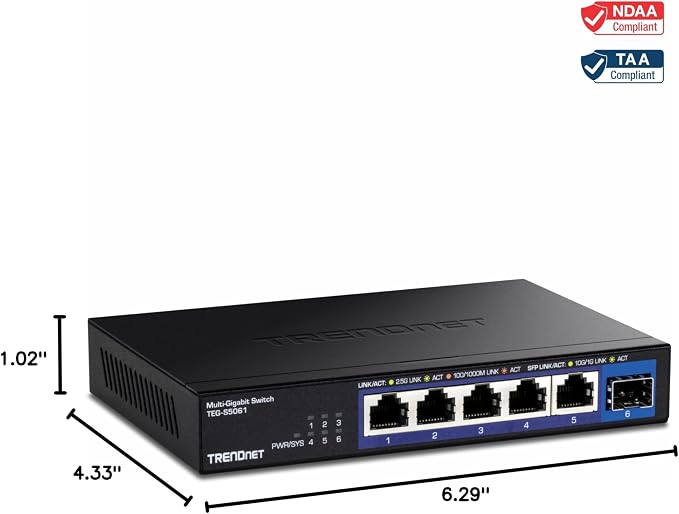 TRENDnet 6-Port Unmanaged 2.5G Switch - Image 15