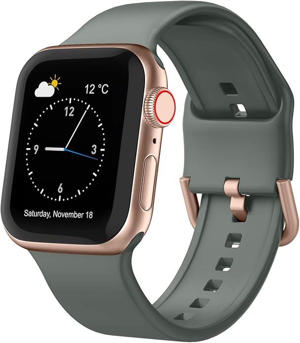 Sport Band Compatible with Apple Watch Bands 49mm 46mm 45mm 44mm 42mm 41mm 40mm by Recoppa
