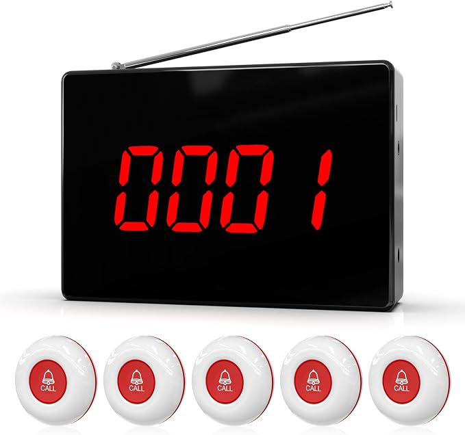 CallToU Wireless Calling System Caregiver Pager Call Button System by CallToU