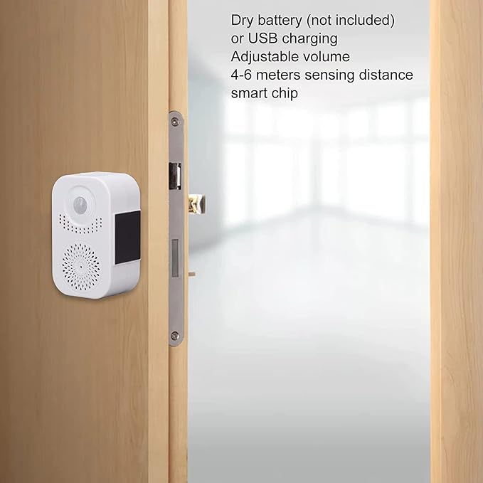 Welcome Doorbell Motion Sensor Activated Recordable Voice - Image 7