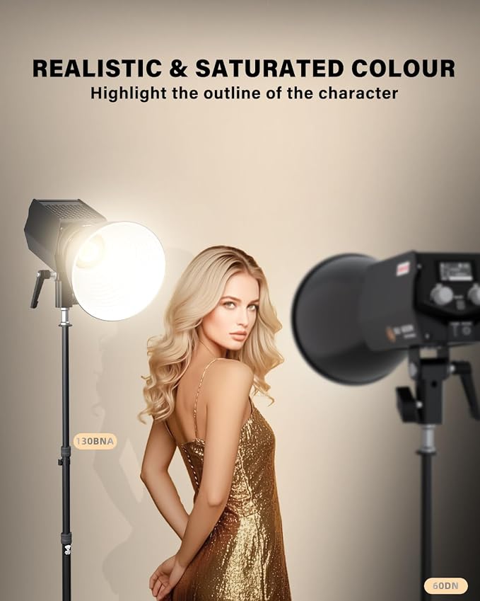 IFOOTAGE LED Video Light with Carry Bag, 70W SL1 60DN Daylight Photography - Image 3