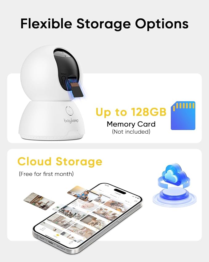 BoyKeep 2K Cameras for Home Security, Pet Camera Indoor - Image 8