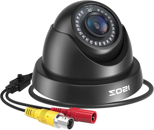 ZOSI 2.0MP FHD 1080p Dome Camera Housing Outdoor Indoor, 80ft IR Night Vision by ZOSI