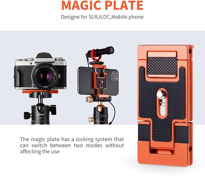 K&F CONCEPT Aluminum Alloy Quick Release Plate - Image 2