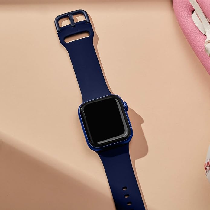 Sport Band Compatible with Apple Watch Bands 49mm 46mm 45mm 44mm 42mm 41mm 40mm - Image 2