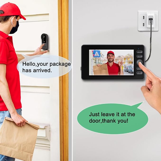 TKMARS Doorbell Camera Wireless No Subscription - Image 3