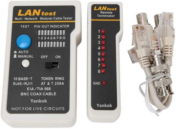 Yankok LANtest Multi-Network Modular Cable Tester Kit - Image 3