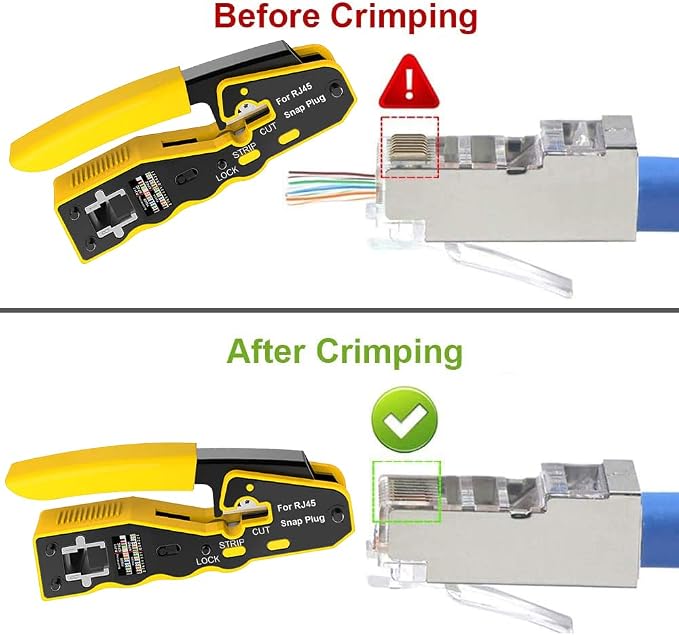 LEATBUY Crimper Set CAT5/CAT6 Crimp Tool Kit - Image 2