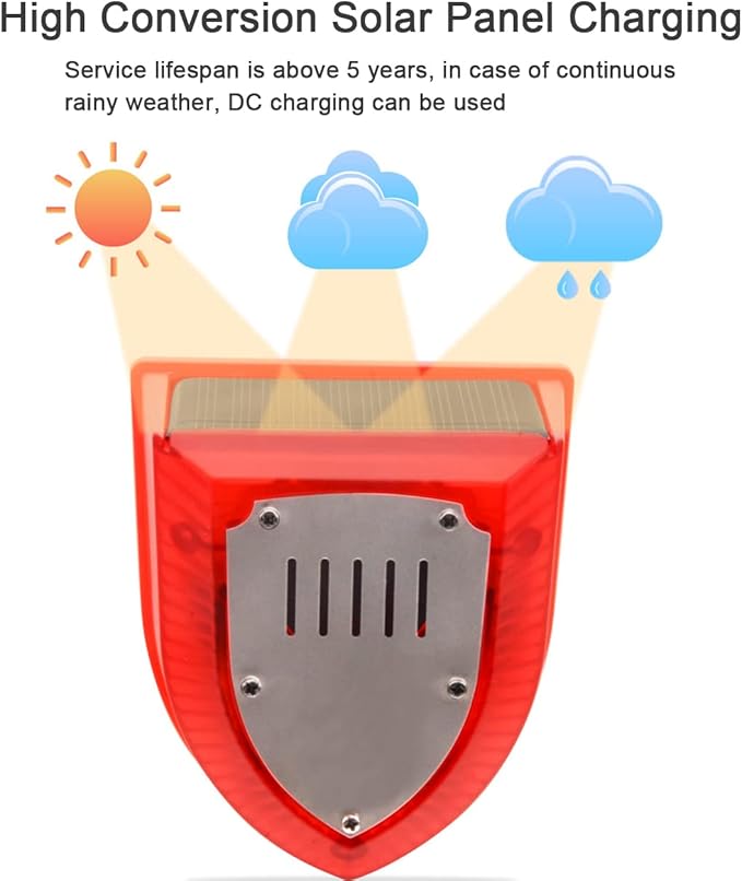 Solar Water Level Sensor, High/Low Water Level Alarm - Image 2