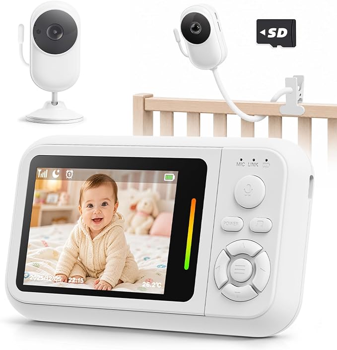 Baby Monitor with Camera and Audio, 2.8" Screen No WiFi Baby Monitor by Unknown
