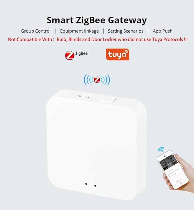 ZigBee 3.0 Hub WiFi & Bluetooth Dual Mode Gateway, Only - Image 2