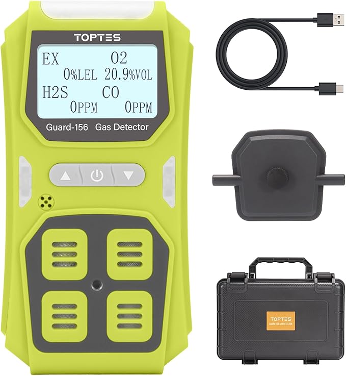 Guard-156 4 Gas Monitor Multi Gas Detector by TopTesToolsforHomeSafety