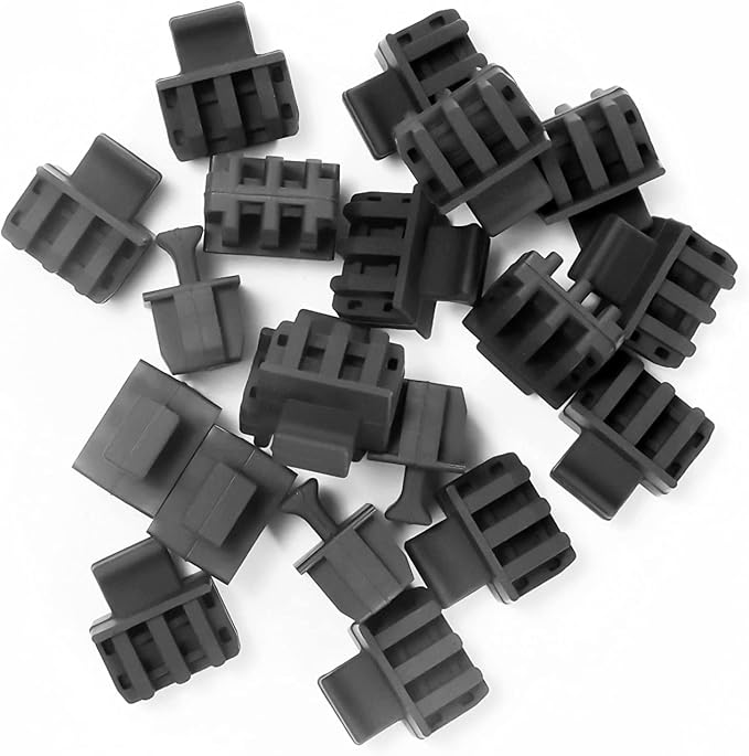 20 Pack SFP Dust Cover for Open SFP/SFP+ Slot by 6COM