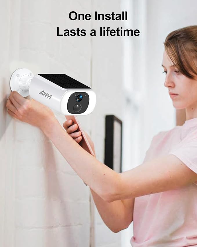 ANRAN 2K Cameras for Home Security Outside, Solar Security Cameras Wireless - Image 7