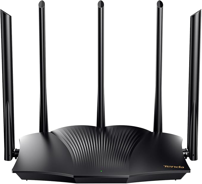 Tenda WiFi 6 Router, AX3000 Dual Band Gigabit Wireless Router by Tenda
