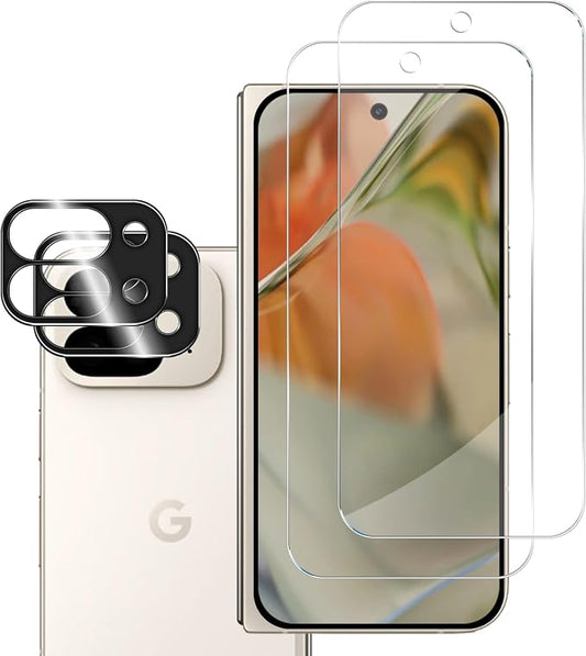 BIGFACE for Pixel 9 Pro Fold Tempered Glass Screen Protector + Camera Lens by Wehaveaprofessionalteam