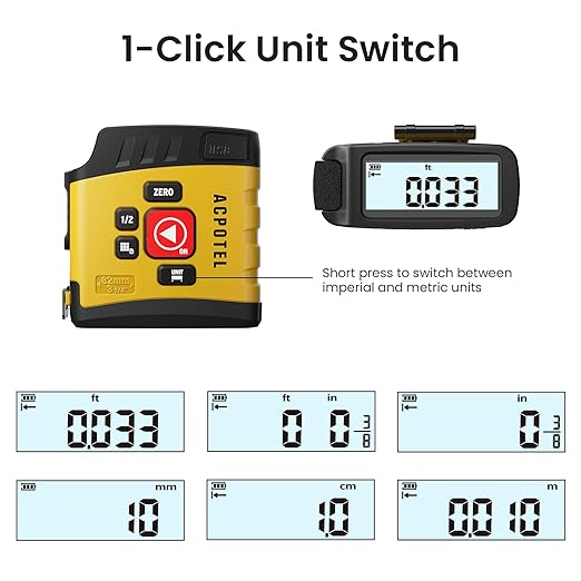 Digital Tape Measure 16 Ft - Image 4